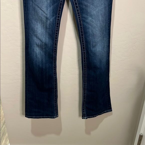 Miss Me Jeans Boot Cut Vintage Y2K Western Bling Rhinestones Cowgirl Faded - Picture 3 of 16